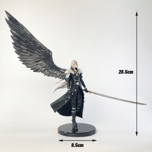 Bandai | 28cm Sephiroth Anime Figure Rebirth One-Winged Angel Action Figure Collection Model Desktop Ornaments Decoration