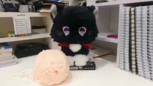 TOP Genshin Impact Wanderer Cat Plush Toys Teyvat Zoo Kunikuzushi Stuffed Dolls Home Decor GIft For Kids Game Doll HOT
