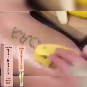 OUHOE Tattoo Cleansing Cream รอยสักสีซีดจาง ทำความสะอาดคิ้ว ครีมซ่อมแซมผิวกาย น้ำยาลอกลายครีมทารอยสักครีมลอกลายสติ็กโอนสักน้ำยาลอกลายลอกลายเจลลอกลายอุปกรณ์สักลาย (13g)