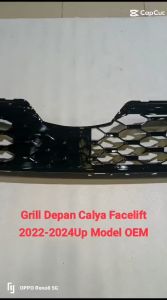 GRILL BUMPER DEPAN CALYA FACELIFT 2022 2023 2024 2025 OEM PLASTIK