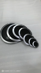 Màng bảo vệ loa 2 đến 10 inch vành màu bạc lưới bảo vệ màu đen chất lượng cao.Giá 1 cái.