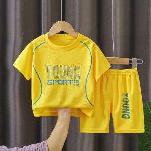 Bộ Đồ Bóng Rổ Trẻ Em Nhanh Khô Bộ Thể Thao Cho Bé Trai Và Bé Gái Quần Áo Thể Thao Mùa Thu Bằng Cotton Polyester Vinylon F