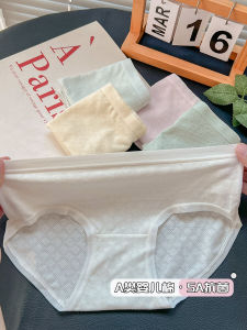 Quần Lót Cotton Nguyên Chất Pure Cotton Low Waist Thin Breathable Sporty Soft Pure Color Cho Nữ Mùa Hè 5A Quần Lót Tam Giác