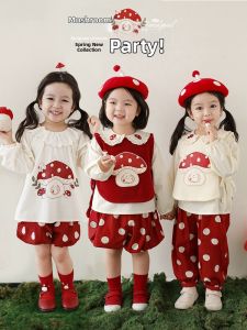YOEHYAUL | Áo Blouse và Quần Bóng Đáng Yêu cho Bé Gái