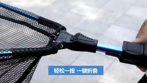 【Gr.s】(การจัดส่งในประเทศไทย) อลูมิเนียมอัลลอยด์ พับเก็บได้สามเหลี่ยมตกปลาสุทธิ ประมงสุทธิ ตกปลาสุทธิ อุปกรณ์ตกปลาขนาดใหญ่