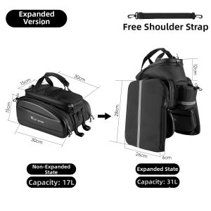 West Biking | Bicycle Rear Pannier Multi-vehicle Use