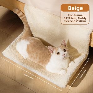 MONLEYTA | Hanging Cat Bed Window Balcony Pet Cat Hammock Sunbathing Tool Cat Furniture Side Mounted Cat Nest Suspension Style By MONLEYTA