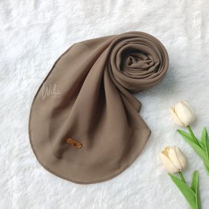 Hijab Segi Empat Oval Malay Segi Empat Curve Polycotton Premium