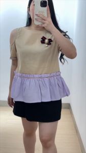 Blouse Gaya Modern 483 Ribbon Two Tone