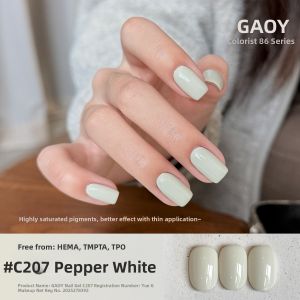GAOY | High Saturation Self-Leveling Solid Color Gel Polish
