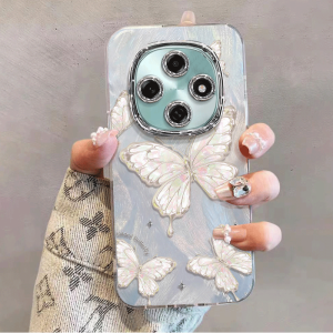 Oppo A6 pro GT I Soft Full Cover Protective Case Womens New Style A6 Anti-Fall A6i Butterfly Wings Acrylic Shell Elegant Sensation