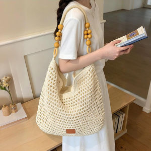 Hand Crocheted Cotton Big Capacity Bag