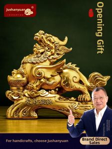 JUSHANYUAN | Wealth Attracting Pixiu Pair Decorative Ornaments