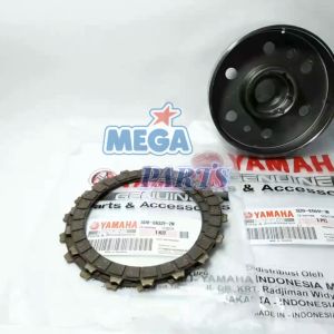 Plat Kopling Kampas Yamaha Motor Vega ZR Lama Old 5D9 Mangkok Ganda 21T Vega Rumah Kopling Lonceng