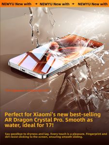 Newyu | Bubble Free Compatible Xiaomi Screen Protector Dust Free Antiglare