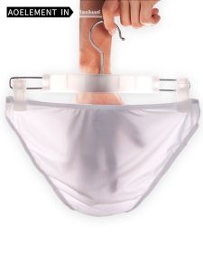 กางเกงชั้นในชายผ้าไหมน้ำแข็งระบายอากาศได้ดี ทรงบาง ชายกระชับ ไม่มีรอย ทรงสามเหลี่ยม ทรงเอวต่ำ กางเกงชั้นในชาย