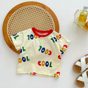 Baby Summer Romper Thin Short Sleeve Cartoon T-Shirt Half Sleeve Top for Boys And Girls Childrens Clothing Infant Clothes