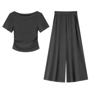 Vimly | Trendy Vintage Style Casual Womens Outfit 2 Piece Set