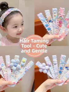 DUBAO | Sweet Ocean Style Magic Tape Hairband Anti-flyaway Frizz Fixer For Girls