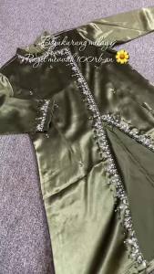 Kebaya Tunik Tradisional Payet Bahan Satin Bridal