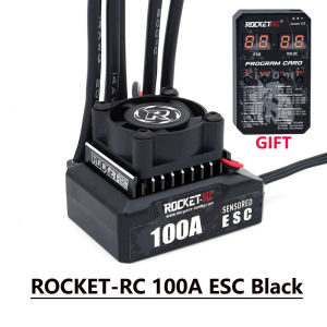 ROCKET-RC Sensored Brushless ESC 100A 2-3S With Programming Card Combo for 380/390/540 Sensored Brushless Motor 1/10 RC Cars