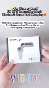 Modulator Bluetooth Mobil CARG7: Transmisi FM MP3 & Modulasi Musik Nirkabel