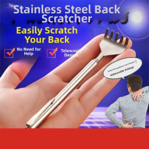 HUALUOLAN | Multifunctional Extendable Stainless Steel Back Scratcher