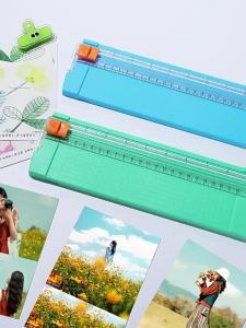Paper Trimmer Cutter with Angled Guidelines Photo Cutter School Stationery Pemotong Kertas 裁纸器