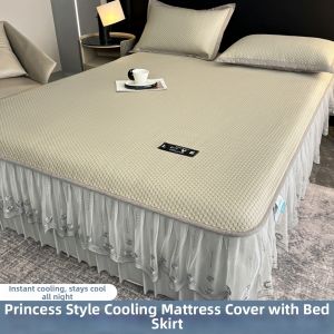NAIYOUCHENG | Princess Style Detachable Three-Piece Cooling Bamboo Mat