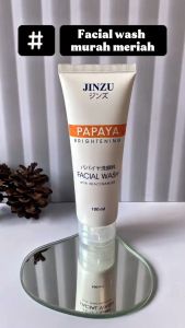 Sabun Muka Pepaya Jerawat Sensitive Skin Jinzu Brightening 100ml