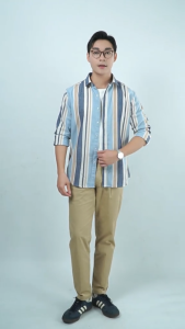 Quần kaki DUGARCO nam dáng tapered ống suông chất liệu cao cấp 238CM22180