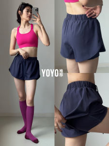 sui xin yu qie | Breathable Loose Anti-exposure Running Shorts For Summer Pilates
