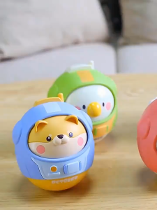 [1 Cái] Lật Đật Gù Có Chuông Animal Tumbler Kích Thích Giác Quan Hoạt Hình Đồ Chơi Trẻ Em Sơ Sinh