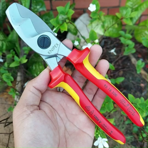 Kìm Cắt Cáp Điện Twincut 200mm Cách Điện 1000 Volt KNIPEX 95 16 200 - Không Cắt Cáp Thép [Chính hãng Đức/ Germany]