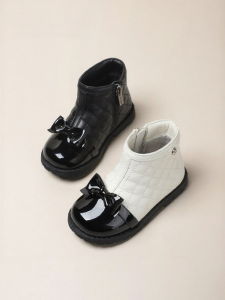 Belle | Plush Girls Princess Style Leather Boots