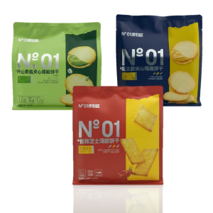 THIN CRACKER PEANUT CREAM 188G \ SPICY CHEESE THIN & CRISPY CRACKERS 210G \ PISTACHIO SAUCE FILLED CRISPY COOKIES 188G