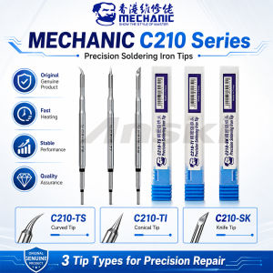 MECHANIC C210 Soldering Iron Tip Mobile phone repair welding tool for T90A HS02B T80 TS21 Soldering Iron Precision Welding kit