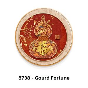 YASISHA | Round Fu Character Luxury Decorative Wall Art for Staircase Corridor