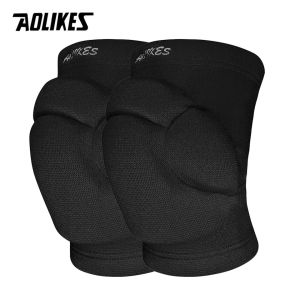 AOLIKES | AOLIKES 1 Pair Sports Thickening Knee Pads Volleyball Extreme Sports Kneepad Brace Support Dancing Yoga Elastic Knee Protector