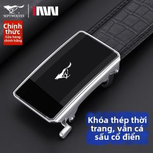 SEPTWOLVES | Fashionable Automatic Buckle Mens Belt