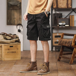 High-End American Workwear Short Pants Mens Outdoor Mountain Series Loose Five-Quarter Casual Shorts Straight Leg Half-Pants