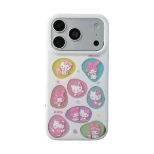 Sanrio | Ốp Điện Thoại Hoạt Hình Dễ Thương Hello Kitty My Melody Dành Cho iPhone 17 Pro Max 16 Pro Max 15 Pro Max Tương Thích Với Các Mẫu iPhone 17 16 15 Chất Liệu Nhựa Sơn Chống Xước