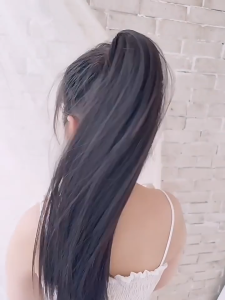 Tóc Giả Kẹp Ngoạm 50cm Thẳng Tự Nhiên NG43 – Tóc Ngoạm Giả Trung Niên Dễ Dùng Gọn Gàng Trẻ Trung Kiểu Hàn Quốc