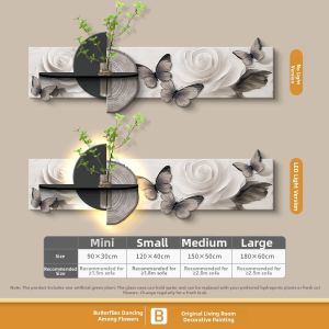 MUWU | Modern Minimalist Hydroponic Plant 3D Sandstone Murals