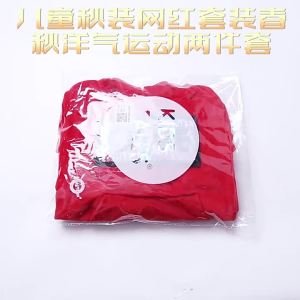 <915>INS Trendy Childrens Clothing Boys Autumn Clothing Suit Childrens Spring and Autumn Sweater Two-Piece Gold Velvet Girls Sportswear