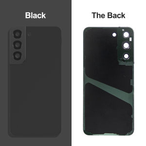 For Samsung S22 5G SM-S901B Battery Back Cover with Camera Lens Phone Rear Housing Case Replacement Accessory