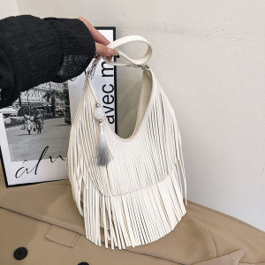 Long Tassels Women handbag Fashion Shoulder Bags for ladies hand bag Soft PU leather casual hobos Crossbody bag female Tote
