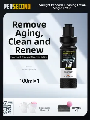 PERSECOND | No-Scrub Headlight Restoration Cleaning & Polishing Agent