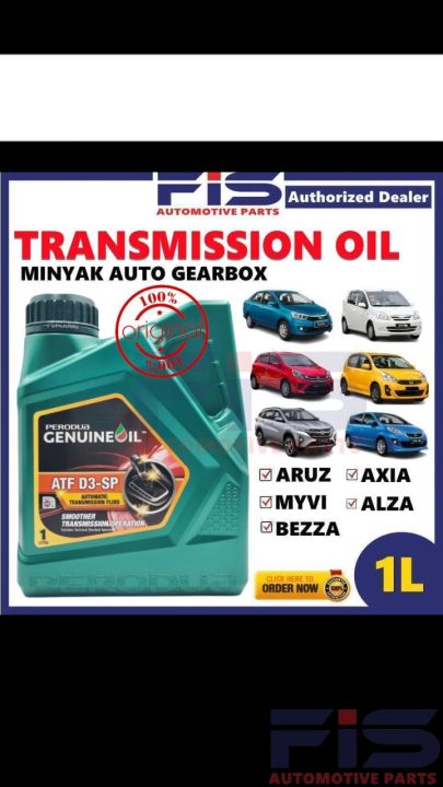 FIS Original Perodua ATF Oil Auto Transmission Fluid Bezza Myvi Alza ...