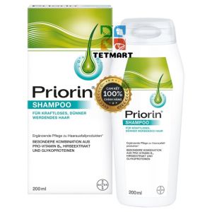 Dầu gội đầu giảm rụng tóc hói đầu làm dầy và dài tóc Priorin 200ml hàng chuẩn Đức